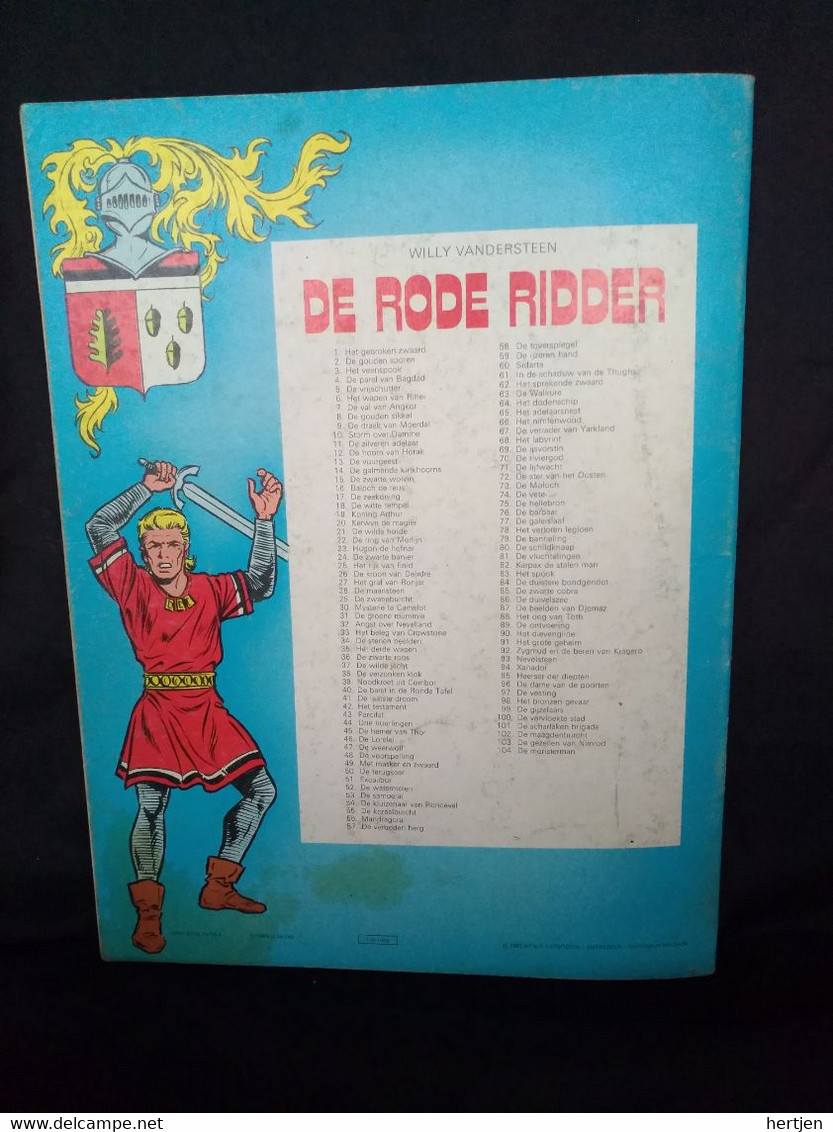 De Monsterman, De Rode Ridder 104, 1983, Eerste Druk - Rode Ridder, De