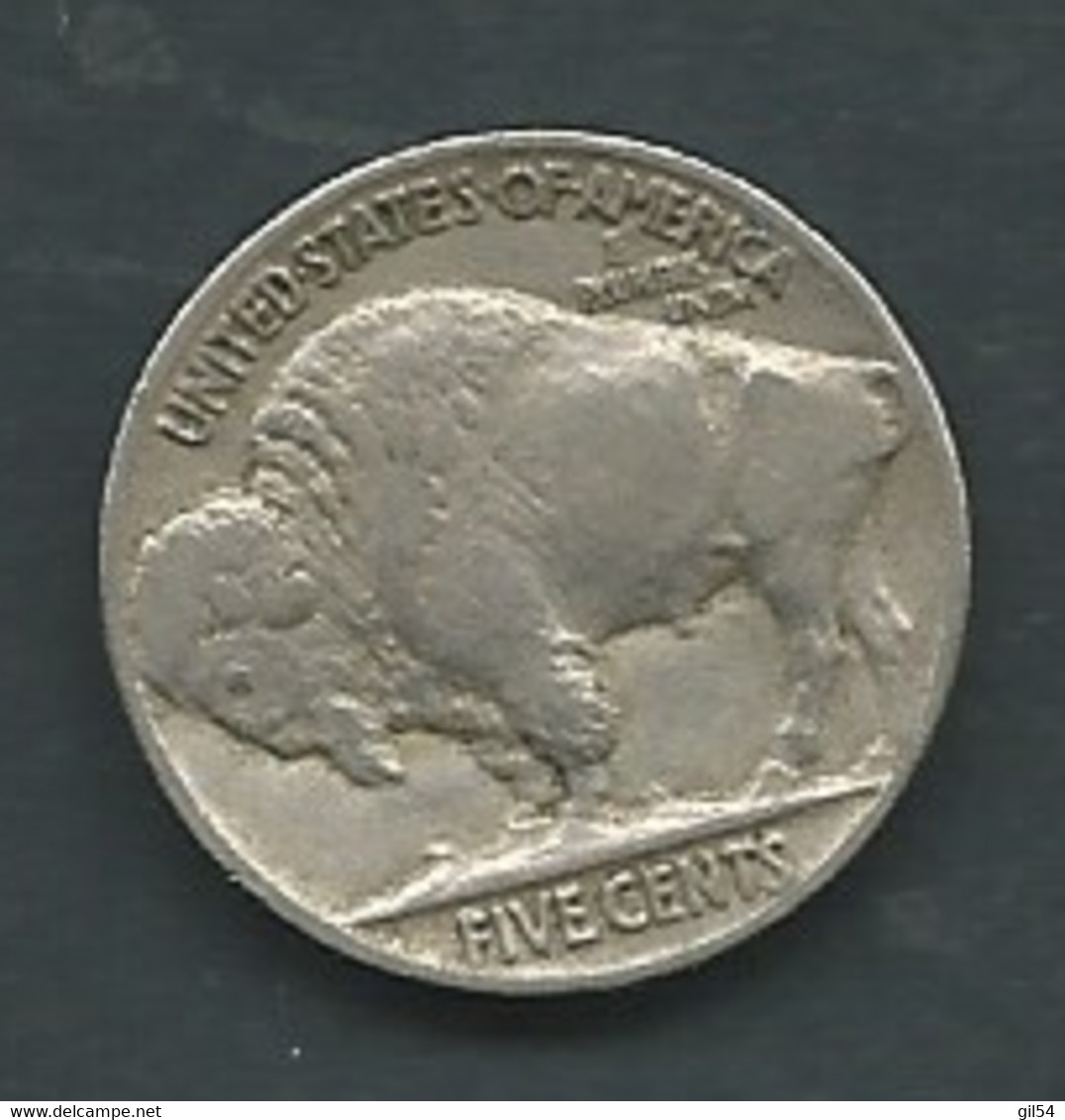 ETATS-UNIS. FIVE CENTS 1936. BUFFALO  -  Pic 6909 - 1913-1938: Buffalo