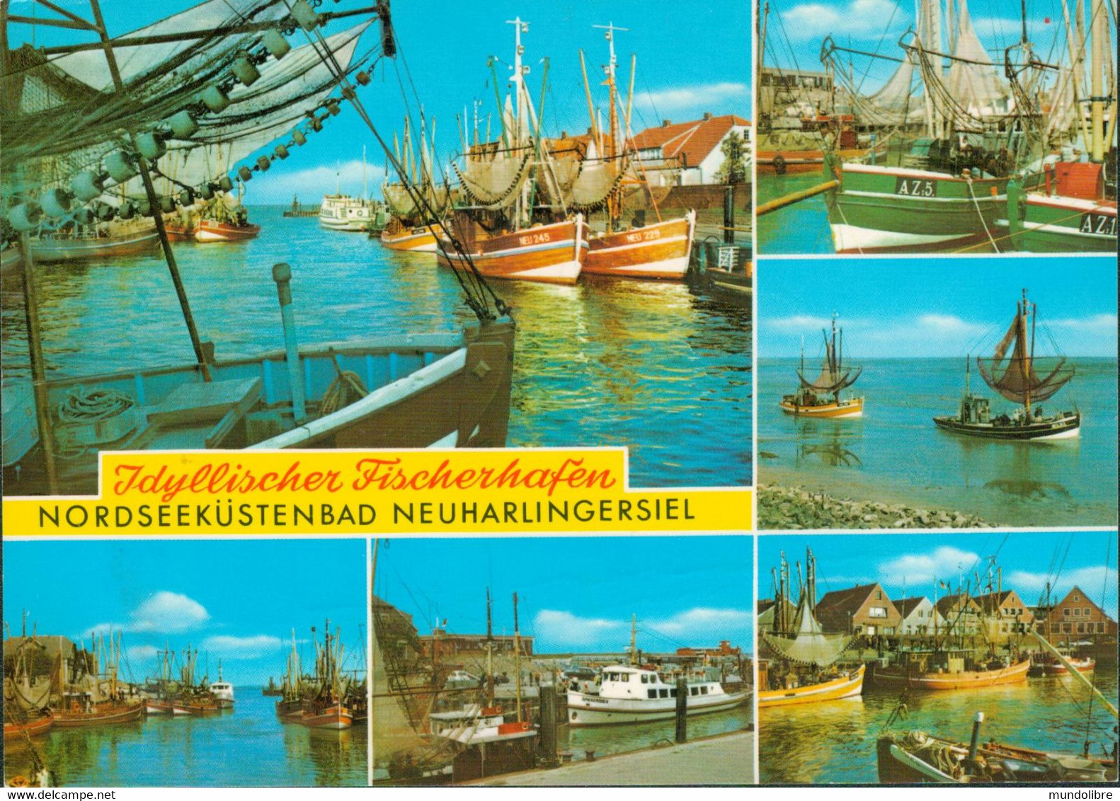 Nordseeküste - Neuharlingersie, Fischereihafen - Esens