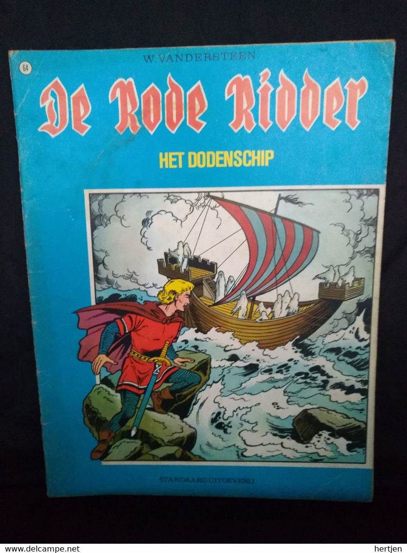 De Rode Ridder 64 : Het Dodenschip, Uitgave 1975 - Rode Ridder, De