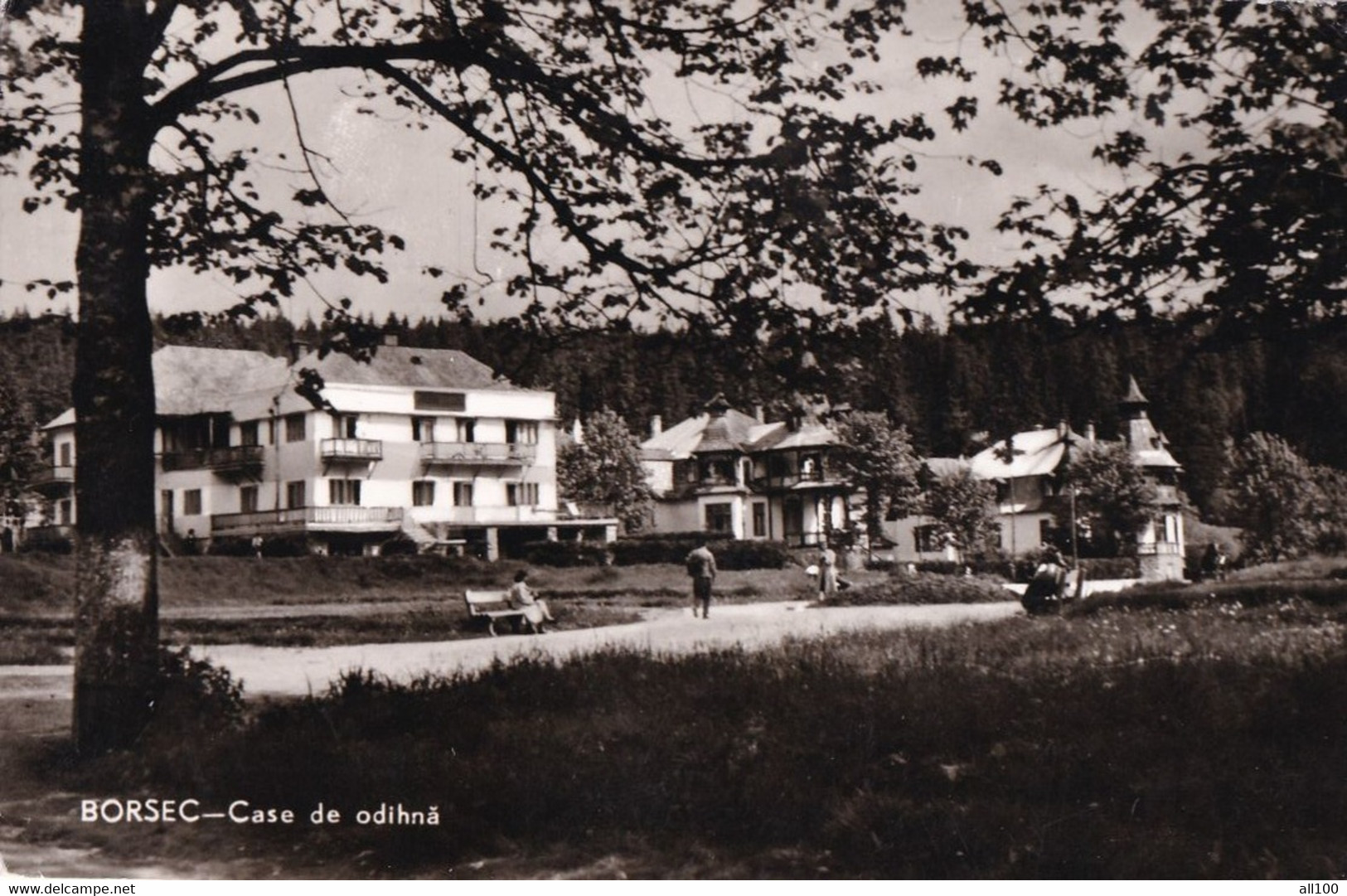 A15749 - BORSEC CASA DE ODIHNA  ROMANIA 1961 USED POSTCARD RPR - Santé