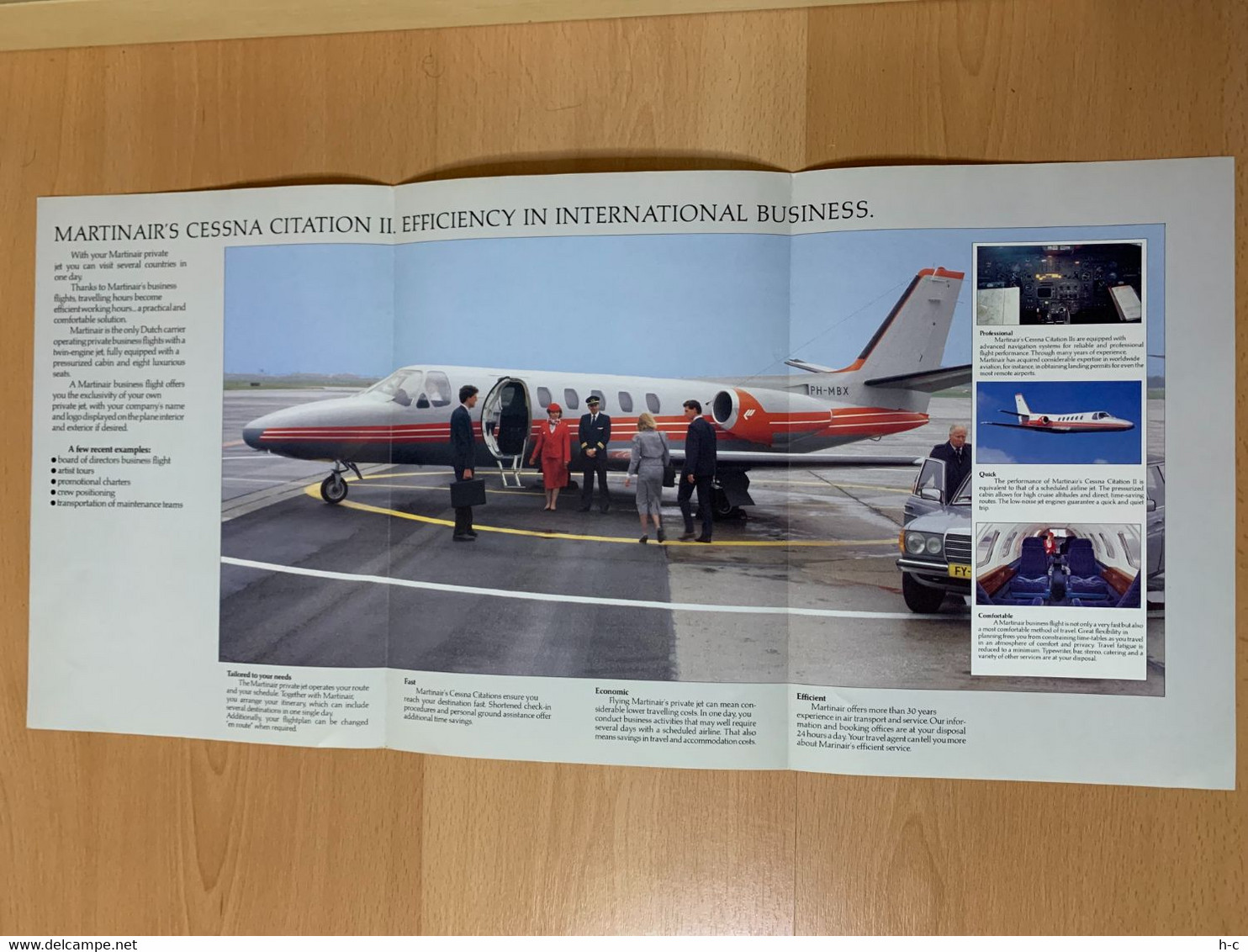 1980 Martin Air Holland Private Jet PH-MBX - Advertenties