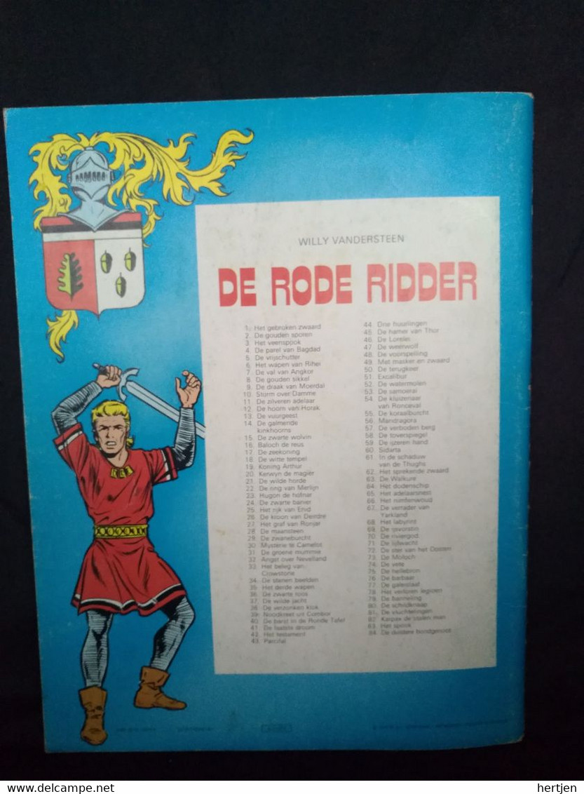 De Rode Ridder 45 : De Hamer Van Thor, Uitgave 1979 - Rode Ridder, De