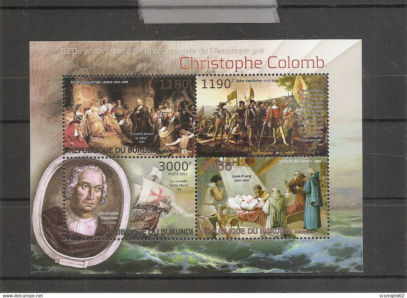 Burundi - Colomb  ( BF 440 XXX -MNH ) - Unused Stamps