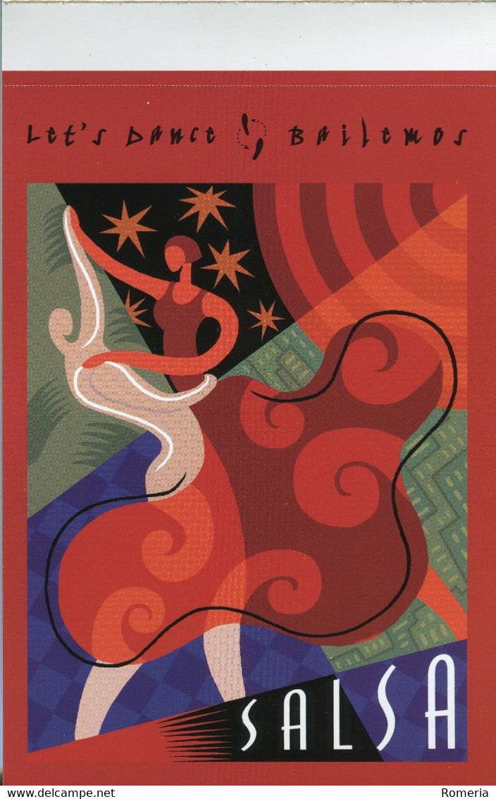 Etats Unis - 2005 - Yt 3699/3702 - Carnet d'entiers (5) de chacun des 4 timbres Lets/Dance - Bailemos - Soit 20 cartes