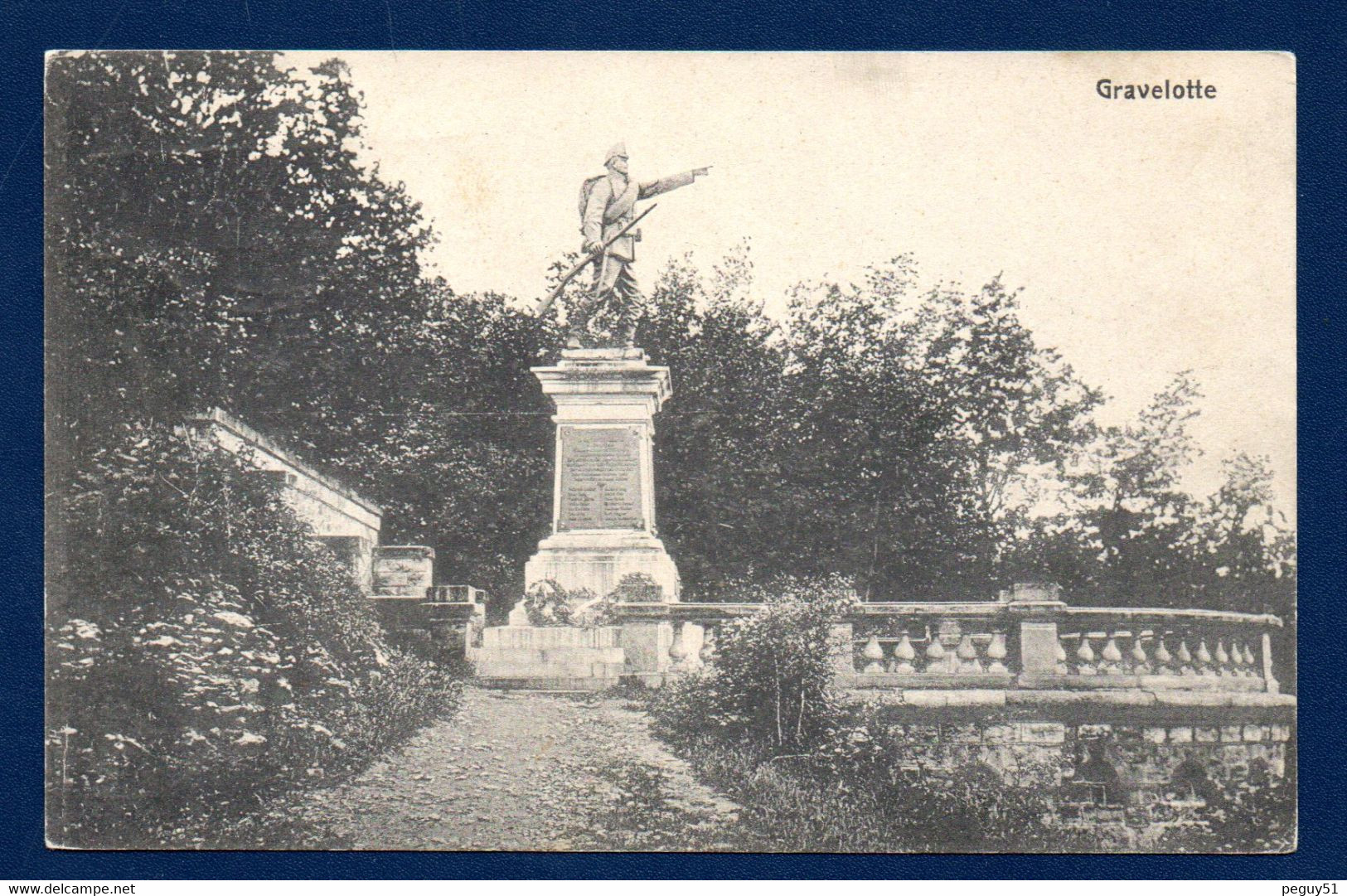 57. Gravelotte. Monument Aux Morts Du 8è Bataillon De Chasseurs Allemands.( 1870). Feldpostamt III Armeekorps - Otros & Sin Clasificación