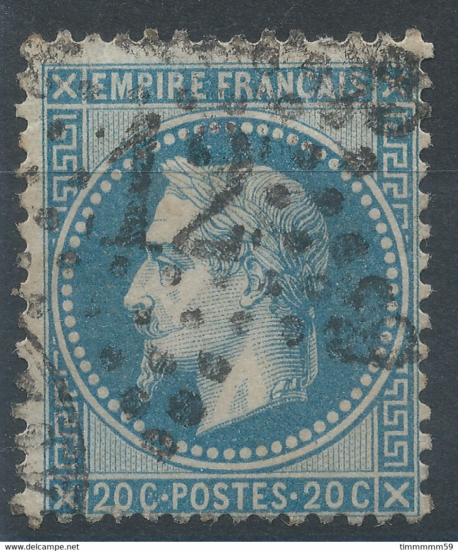 Lot N°65484   N°29B, Oblitéré étoile Chiffrée 12 De PARIS "Bt Beaumarchais (juillet 1863 à Fin Mars 1876)" - 1863-1870 Napoleon III With Laurels