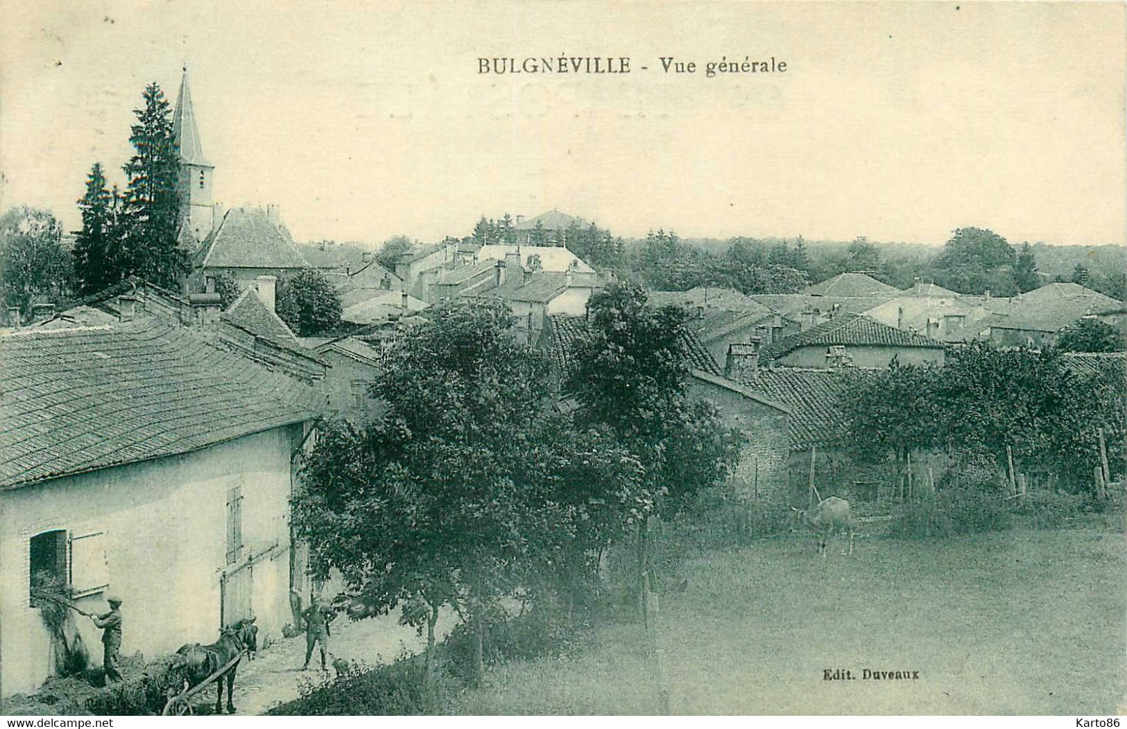 Bulgnéville * Vue Générale , Un Coin Du Village * Scène Agricole , Les Foins ! - Bulgneville