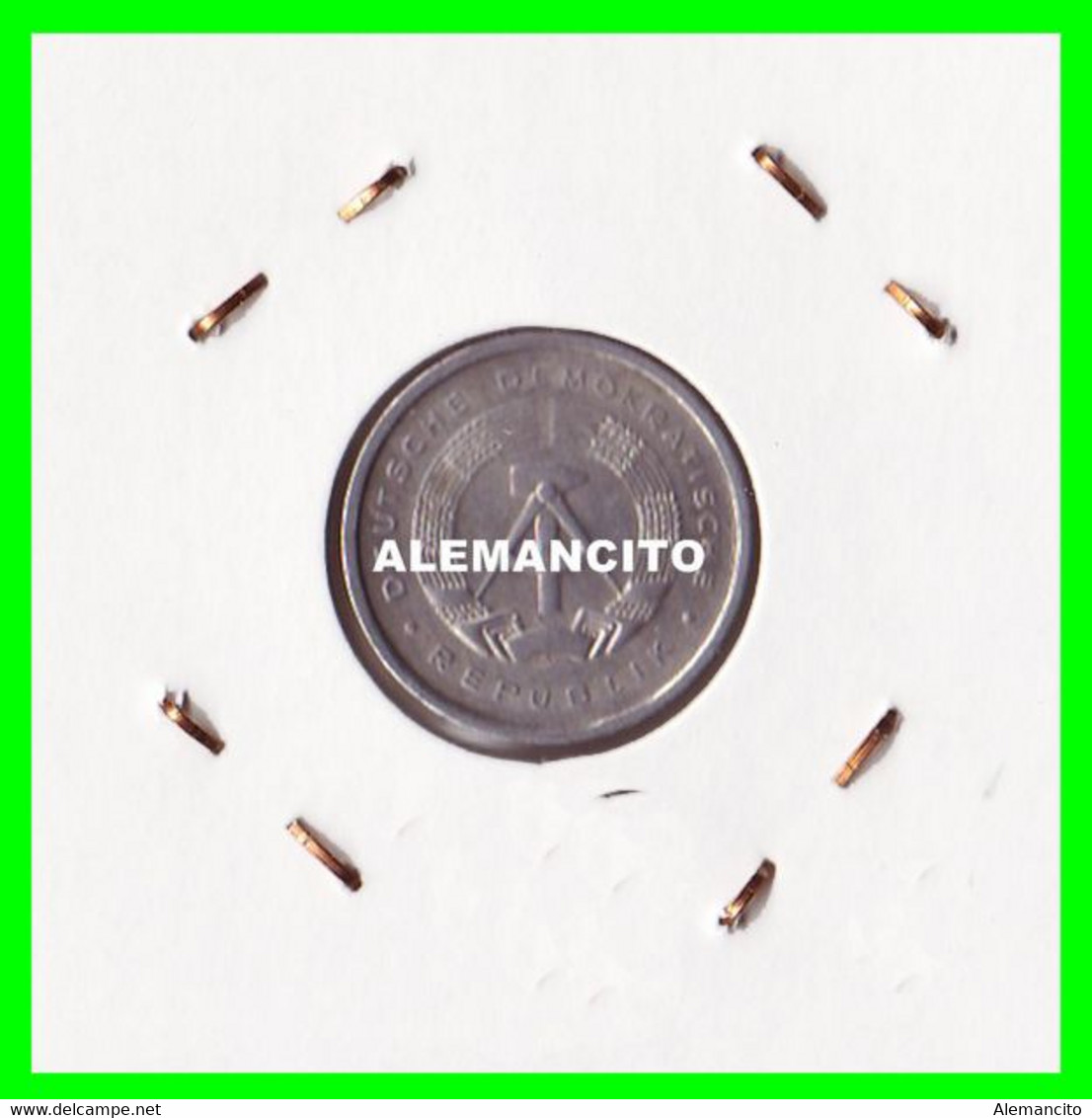 ( GERMANY ) REPUBLICA DEMOCRATICA DE ALEMANIA ( DDR ) MONEDAS DE 5 PFENNING AÑO 1980 CECA-A - 5 Pfennig