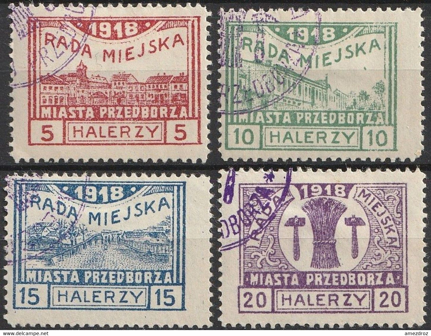 Pologne 1918-1919 Pologne - Locaux Rada Miejska (H8) - Other & Unclassified