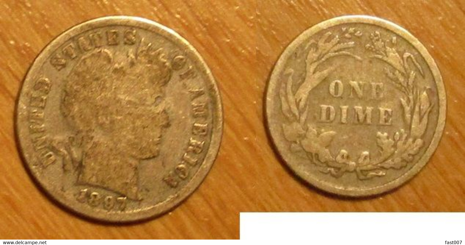 USA - 1 Dime 1897 - 1892-1916: Barber