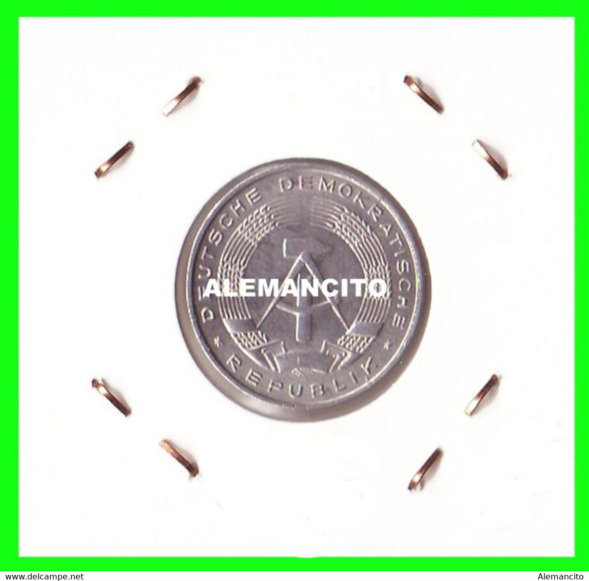 ( GERMANY ) AÑO 1979 REPUBLICA DEMOCRATICA DE ALEMANIA ( DDR ) MONEDAS DE 10 PFENNING  CECA-A MONEDA DE 21 Mm. ALUMINIO - 10 Pfennig