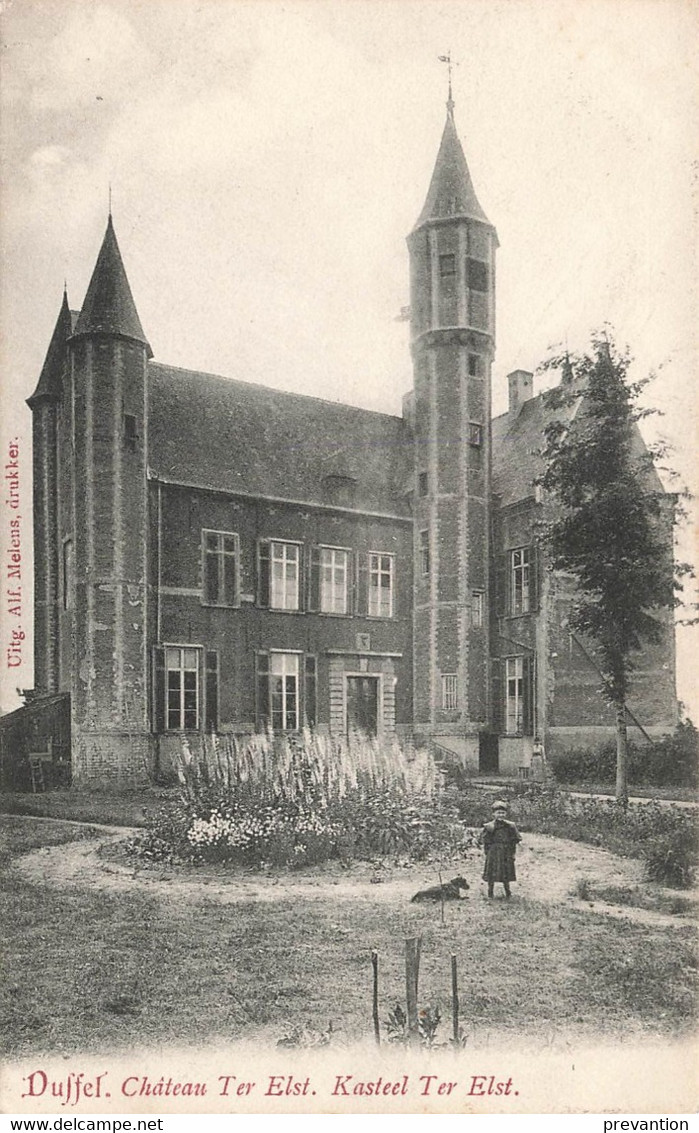 DUFFEL - Château Ter Elst. Kasteel Ter Elst. - Carte Circulé En 1907 - Duffel