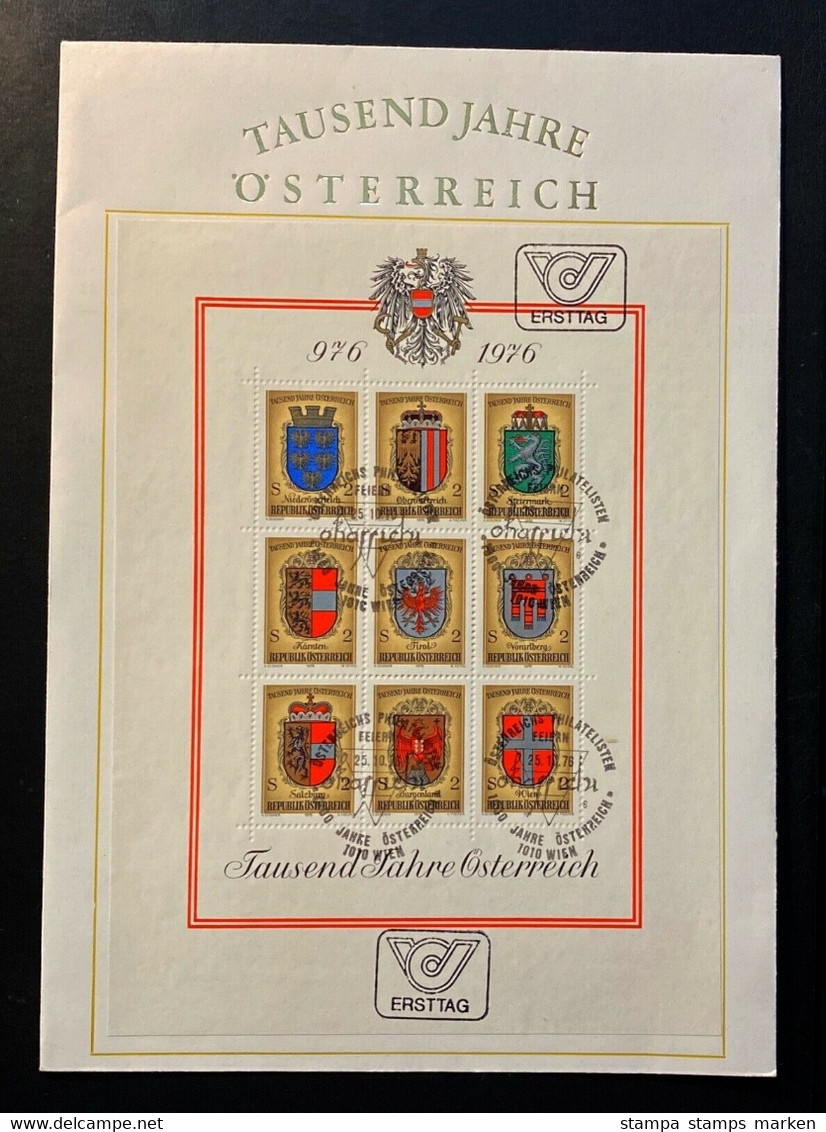 Österreich 1000 Jahre Österreich Block 4 FDC Auf Brief SStmpl. - Brieven En Documenten