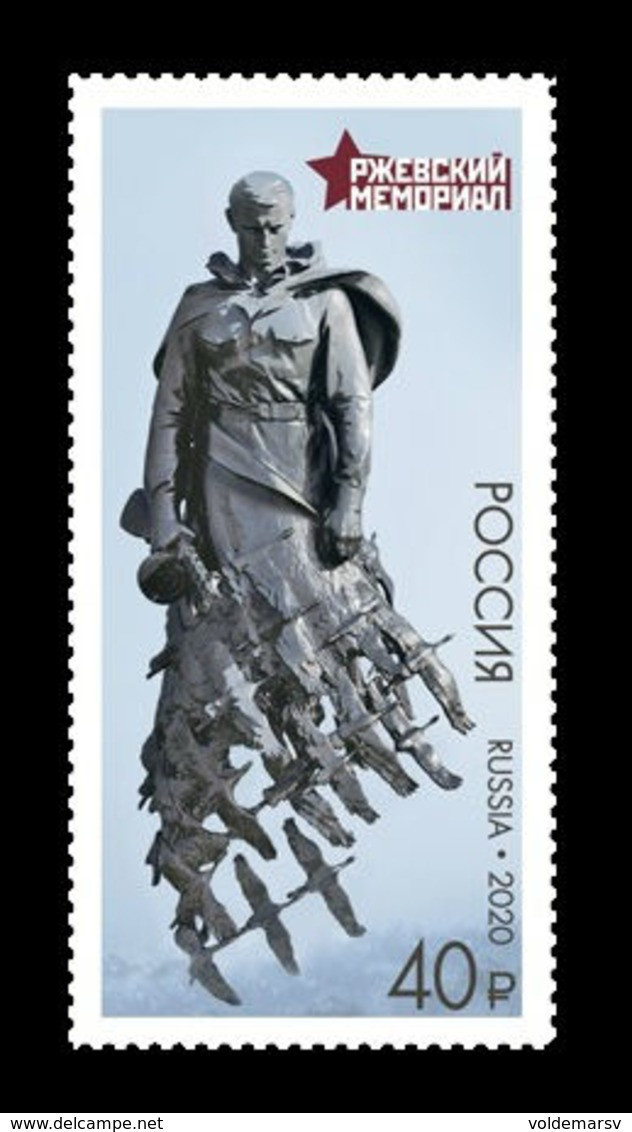 Russia 2020 Mih. 2851 World War II. Rzhev Memorial To Soviet Soldier MNH ** - Nuevos