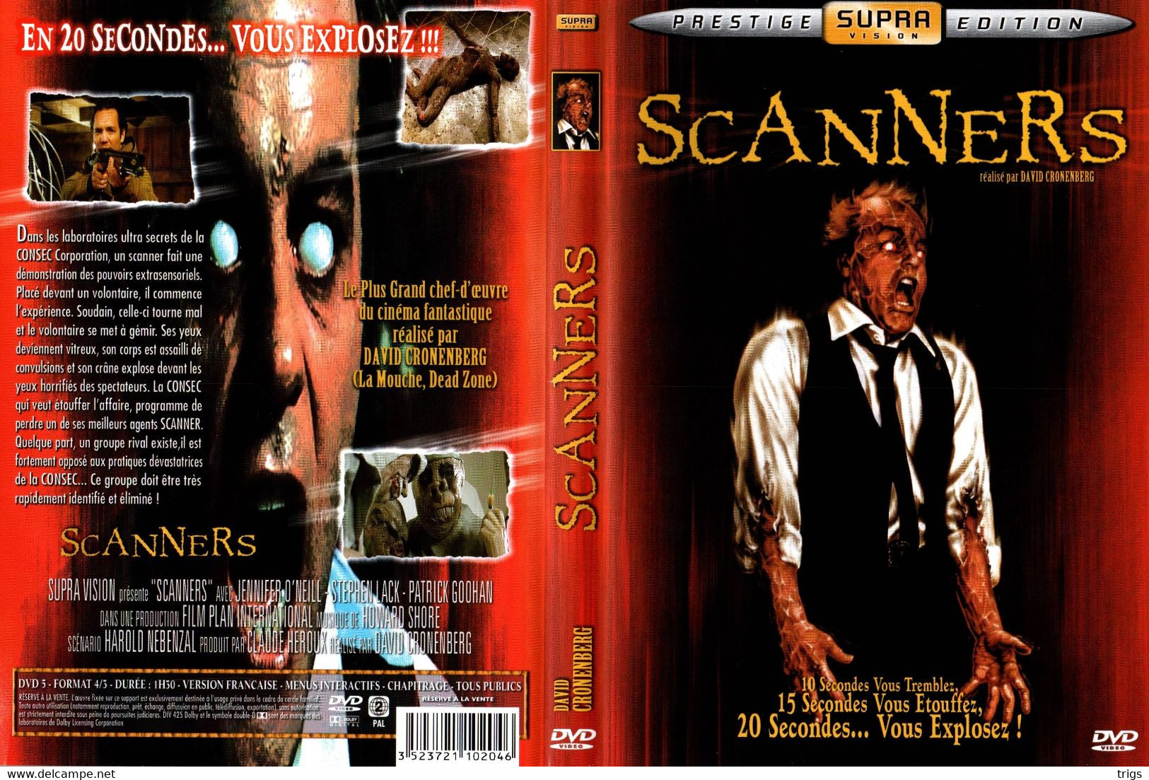 DVD - Scanners - Horreur