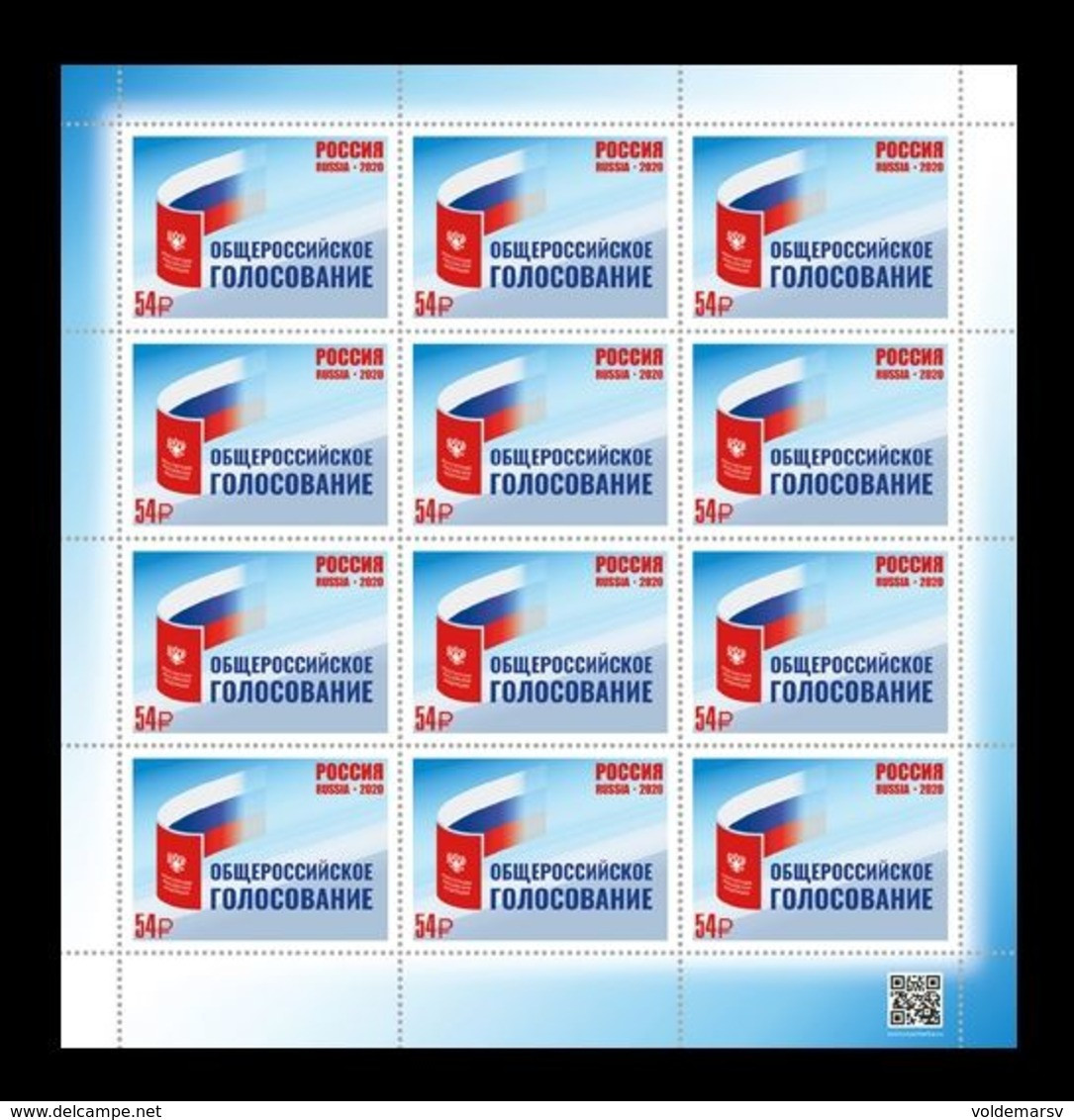 Russia 2020 Mih. 2878 Russian Constitutional Referendum (M/S) MNH ** - Neufs