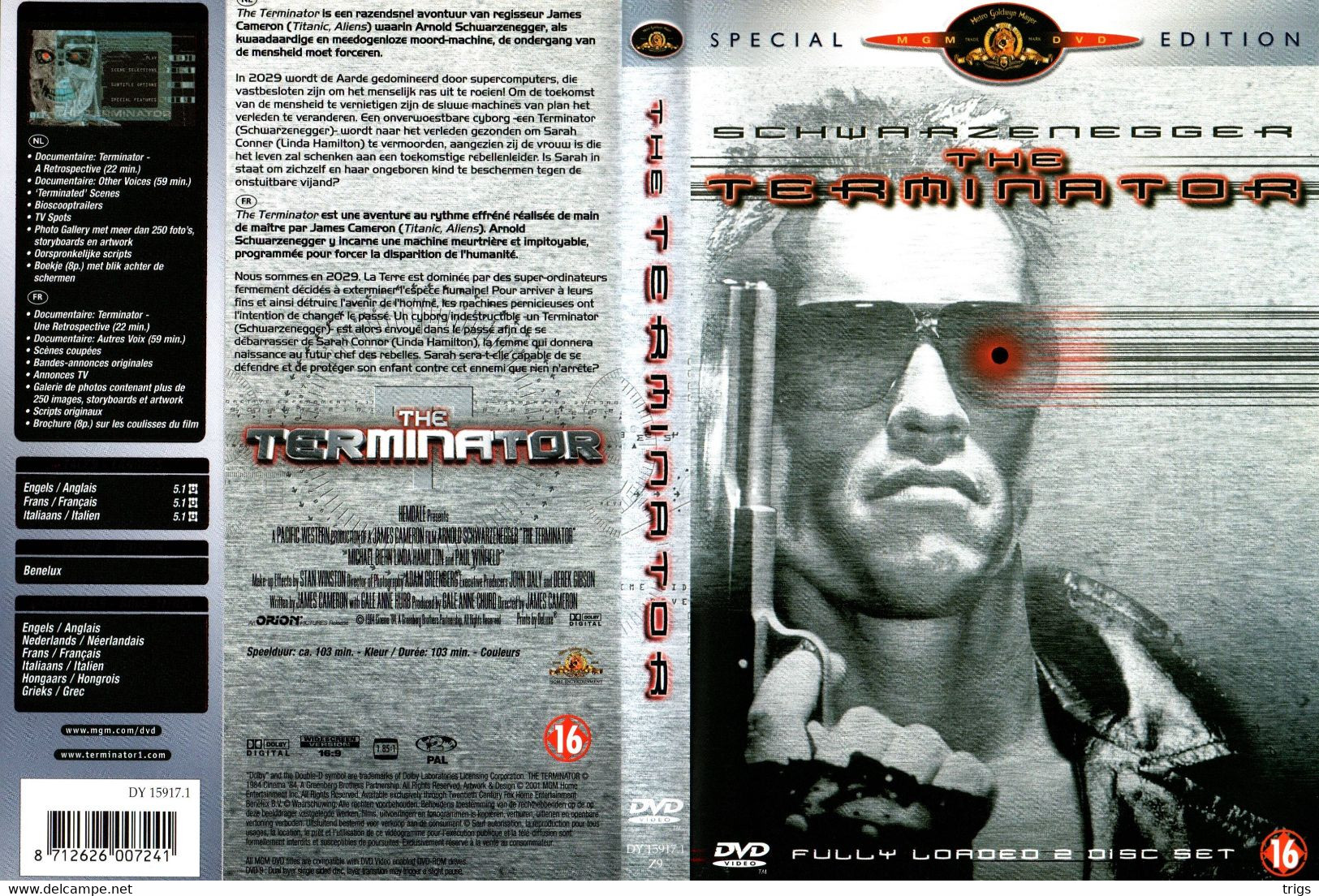 DVD - The Terminator (2 DISCS) - Sciencefiction En Fantasy
