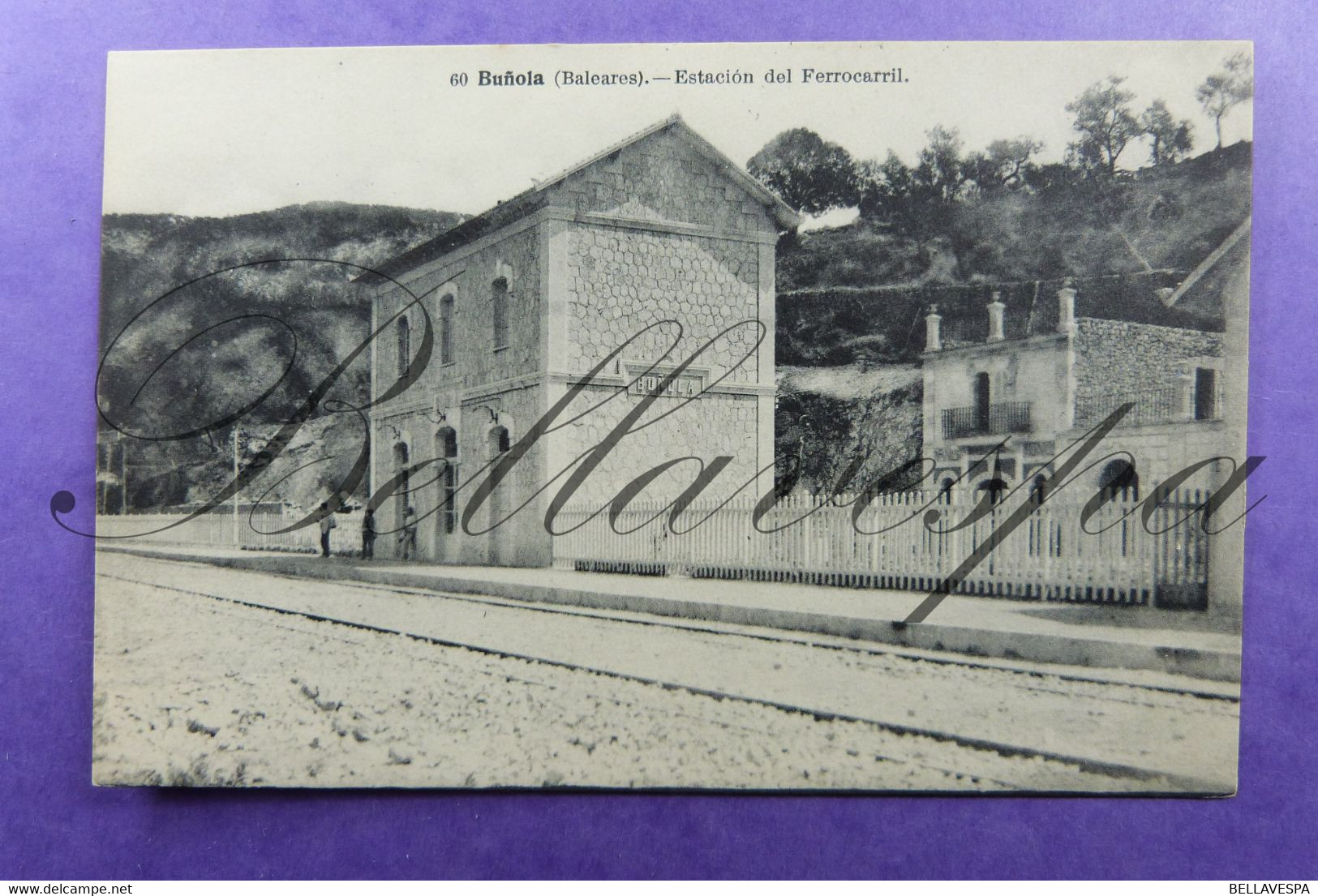 Bunola Estacion Del Ferrocarril. Spoorweg Chemin De Fer.. Station Gare - Mallorca