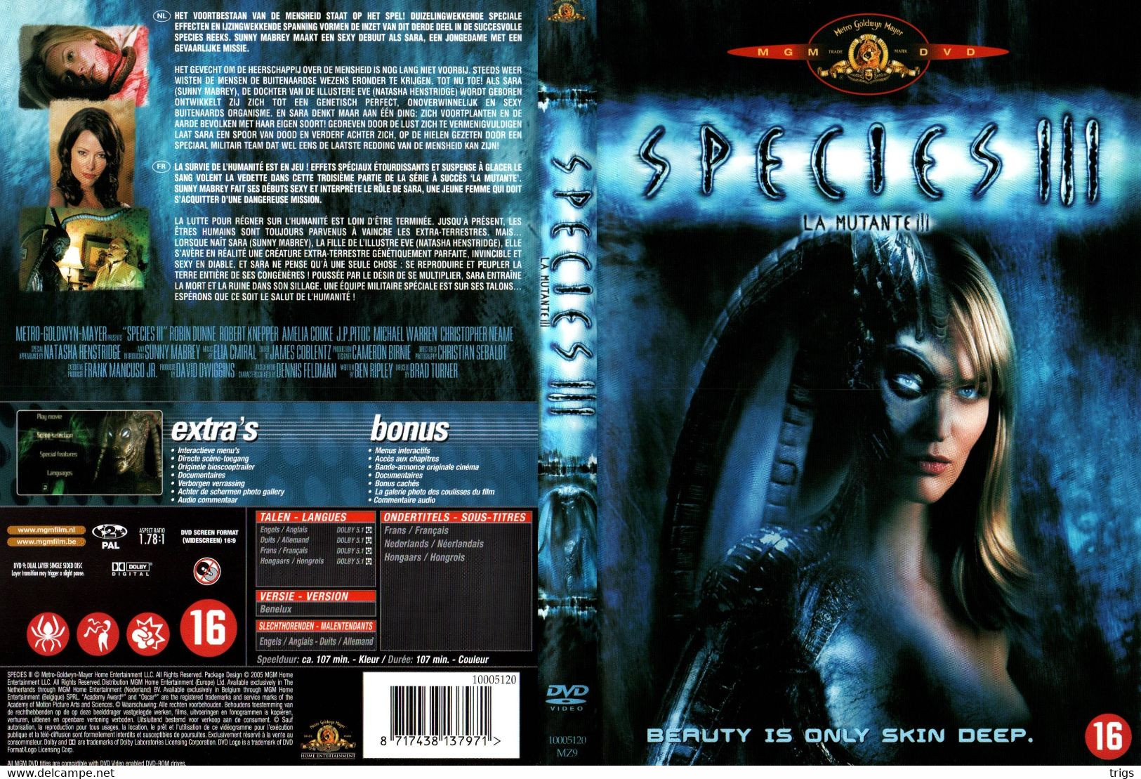 DVD - Species III - Horreur