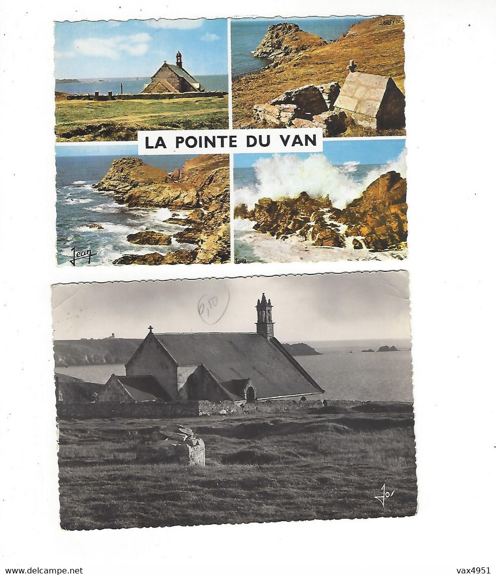 LA POINTE DU VAN  LOT DE 2 CARTES          ****   A   SAISIR **** - Cléden-Cap-Sizun