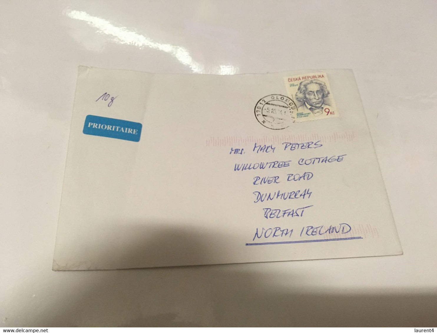 (3 F 33) Letter Posted From Czech Republic To Ireland - Briefe U. Dokumente