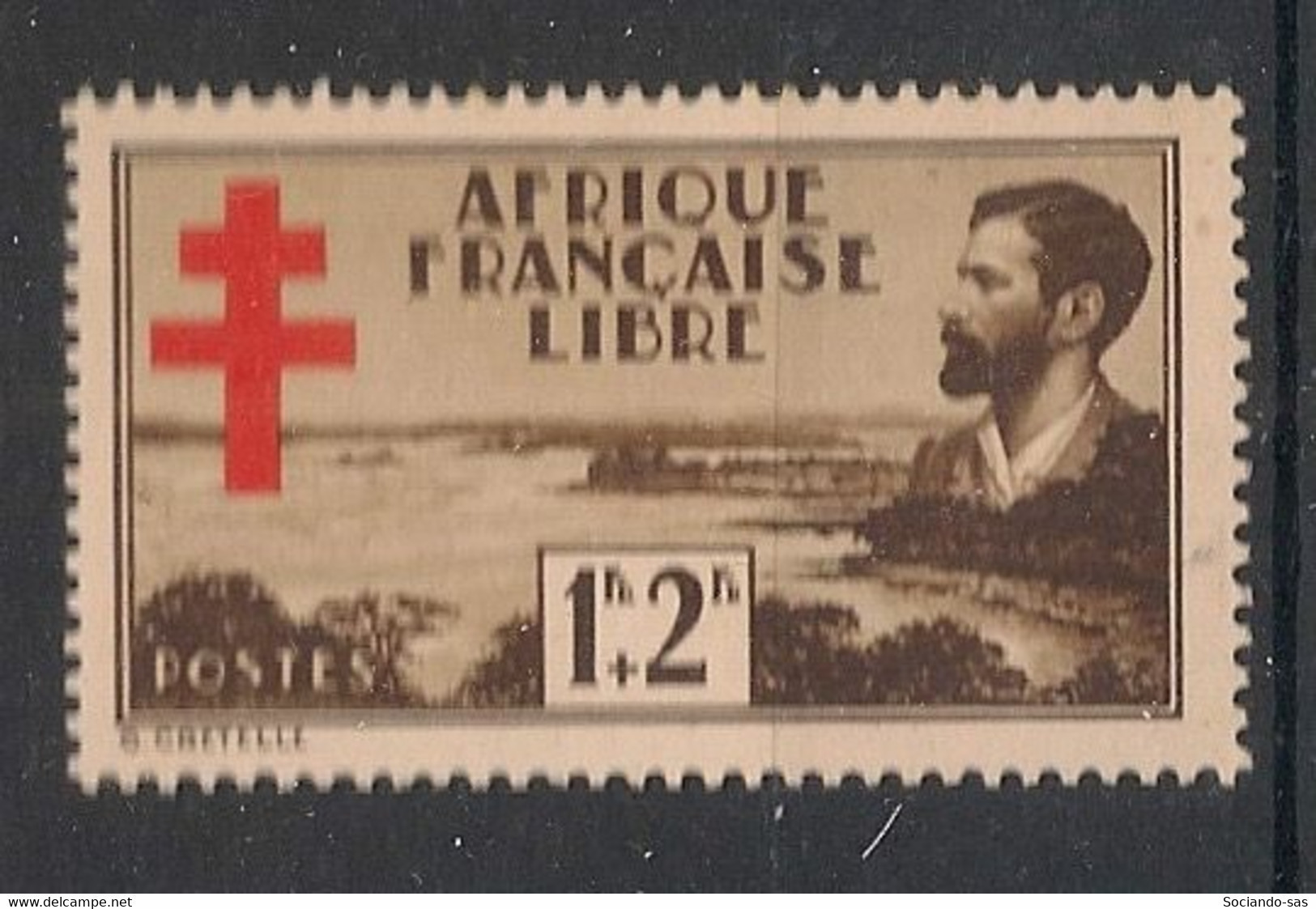 AEF - 1941 - N°Yv. 155 - Croix Rouge - Neuf Luxe ** / MNH / Postfrisch - Unused Stamps