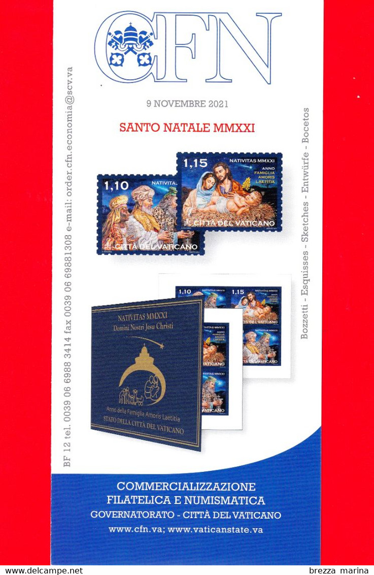 Nuovo - VATICANO - 2021 - Bollettino Ufficiale - Santo Natale - BF 12 - Cartas & Documentos