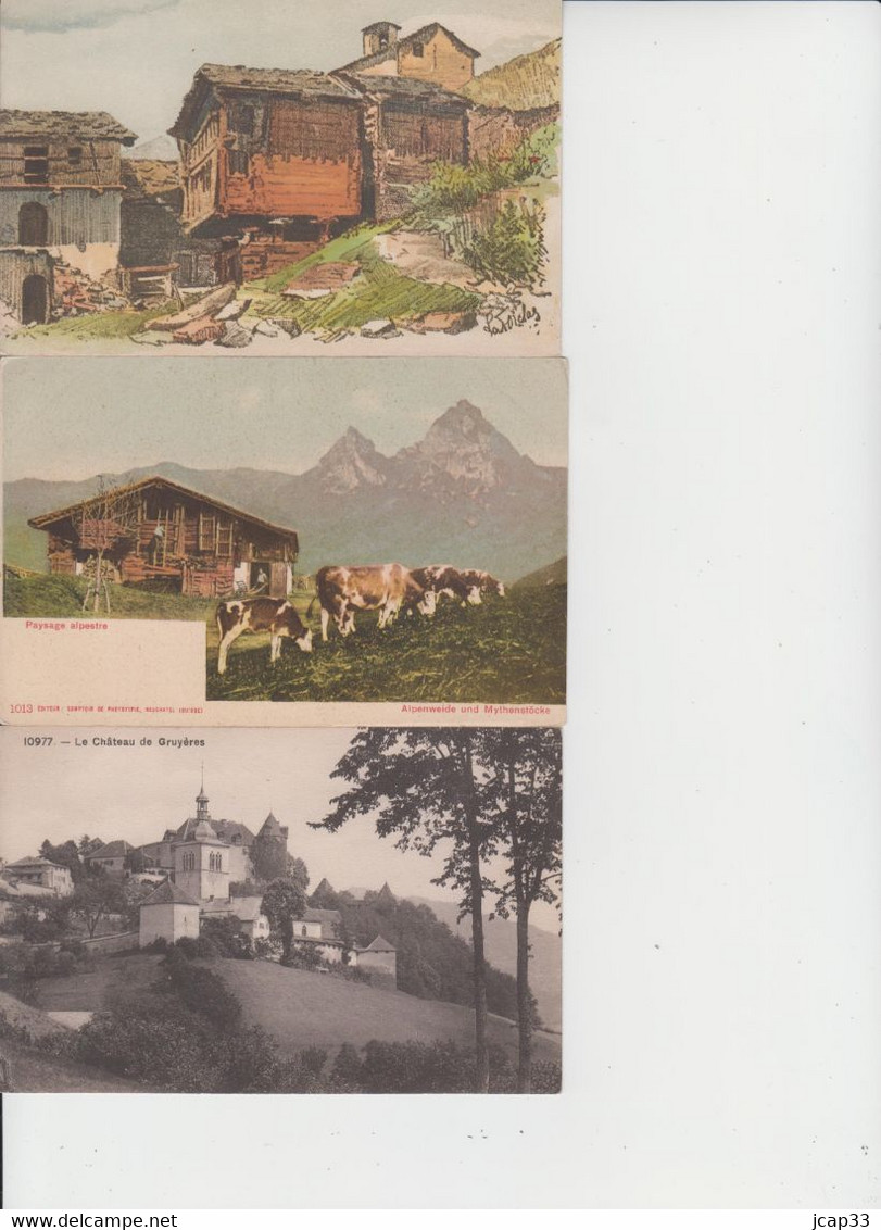 SUISSE  -  LOT DE 18 CARTES  - - 5 - 99 Postcards