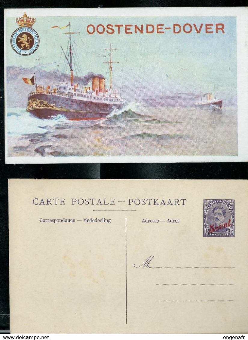 Carte Neuve N° 17.b Paquebots - Tarjetas Transatlánticos