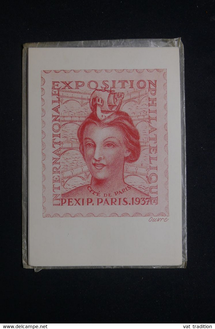 FRANCE - Pochette Avec 5 Cartes De L 'Exposition Philatélique De Paris En 1937 ( Pexip ) -  L 115890 - Cartoline Postali E Su Commissione Privata TSC (ante 1995)