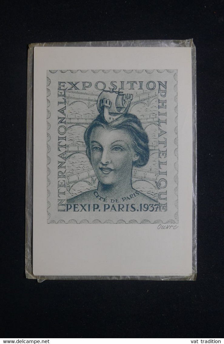 FRANCE - Pochette Avec 5 Cartes De L 'Exposition Philatélique De Paris En 1937 ( Pexip ) -  L 115890 - Cartoline Postali E Su Commissione Privata TSC (ante 1995)