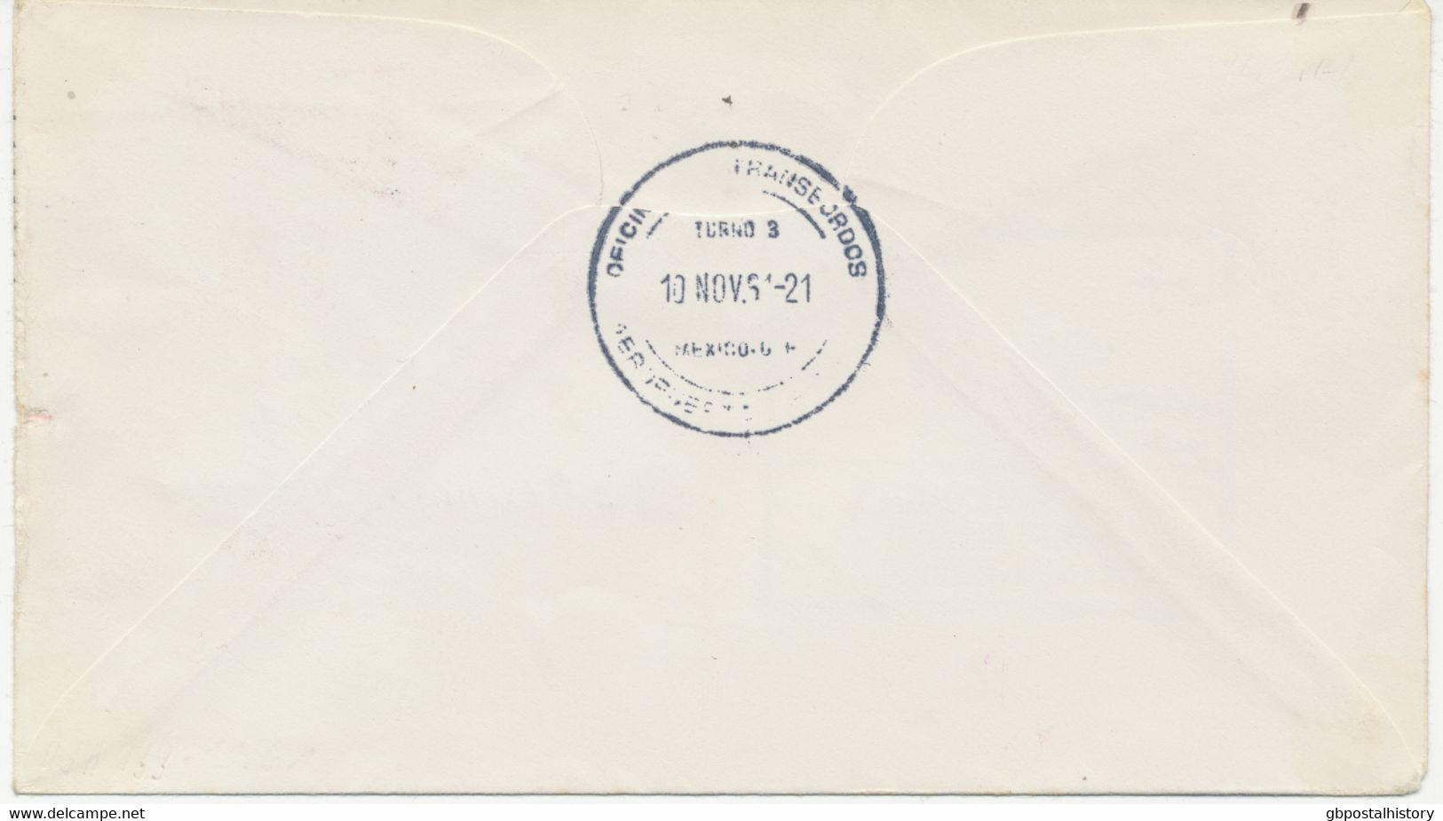 USA 1961, Rare Very Fine First Flight Pan American Airways "Tampa, Florida - Mexico City, Mexico" Franked With Airmail - 3c. 1961-... Brieven