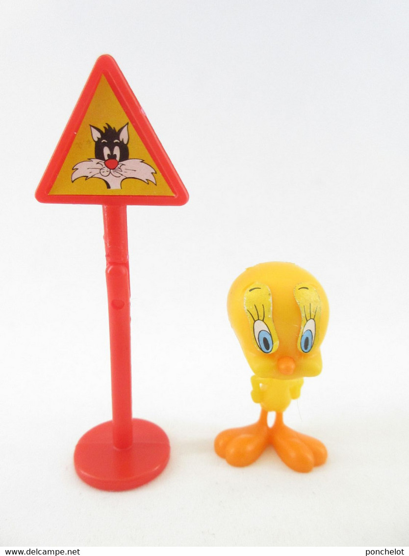 KINDER EU 1991 K92 198 BUGS BUNNY UND CO Tweety Mit Schultafel - Dessins Animés