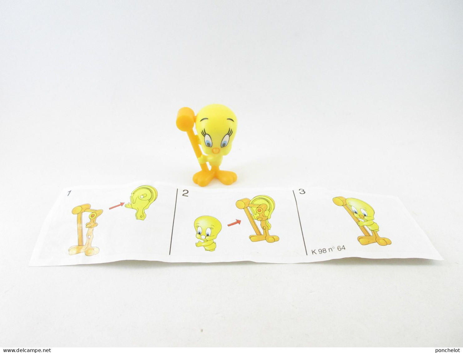 KINDER EU 1997 K98 64 BUGS BUNNY & Co Tweety + BPZ - Dessins Animés