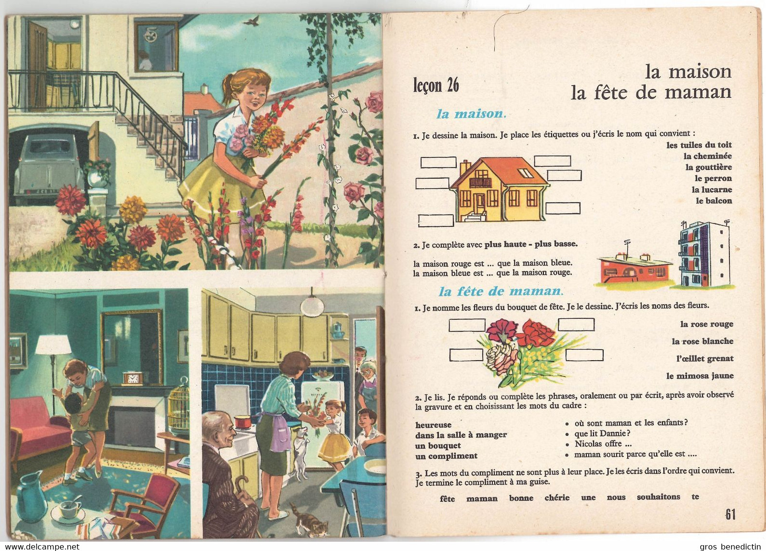 J. Palmero / S. Picherot - "Parlons - Vocabulaire Et élocution Pour Les Tout Petits" - 1961 - 0-6 Years Old