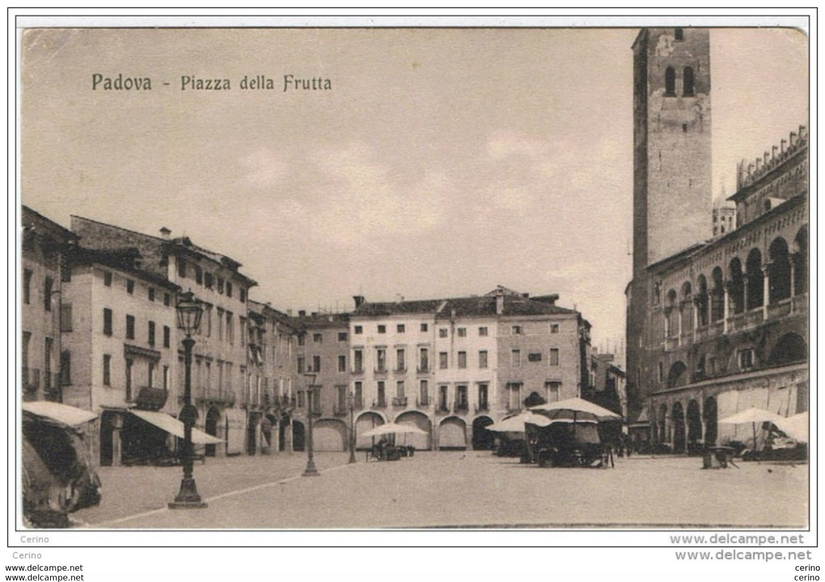 PADOVA:  PIAZZA  DELLA  FRUTTA  -  FP - Piazze Di Mercato