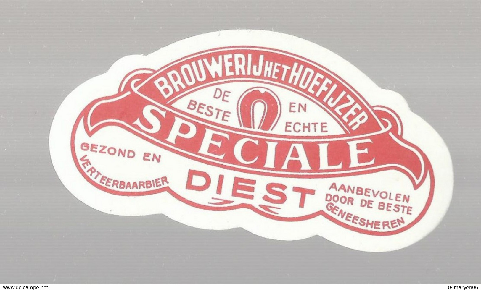 ***  SPECIAL  "" Brouwerij 't HOEFIJZER - DIEST ""  -  *** - Cerveza