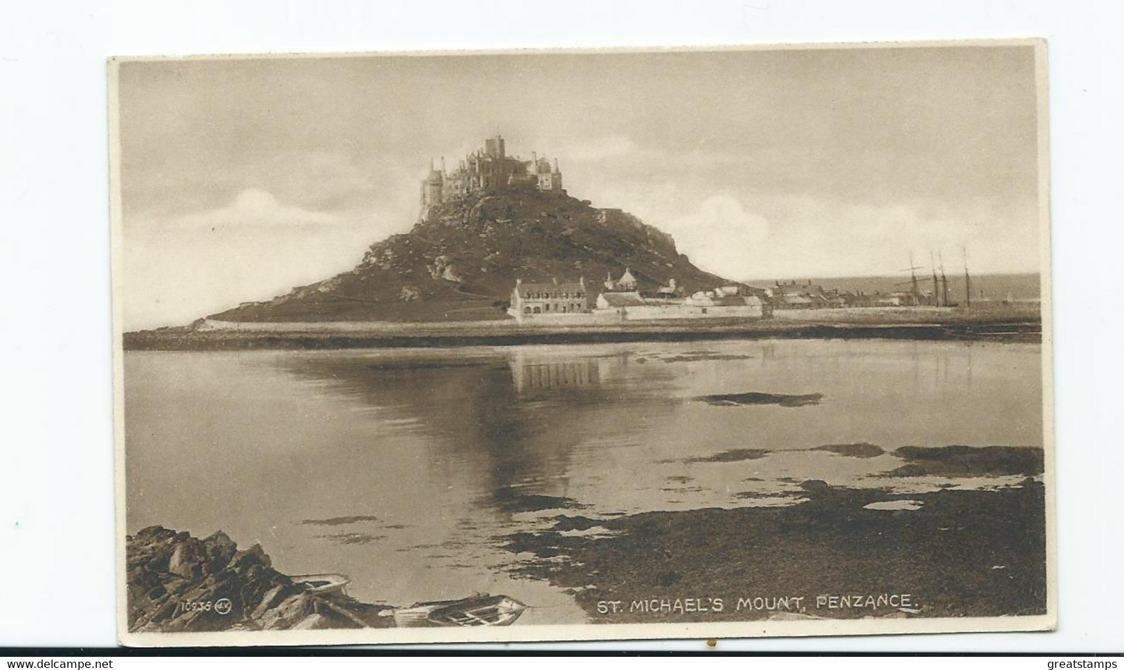 Cornwall  Postcard St. Micheal's Mount Valentine's Unused - St Michael's Mount