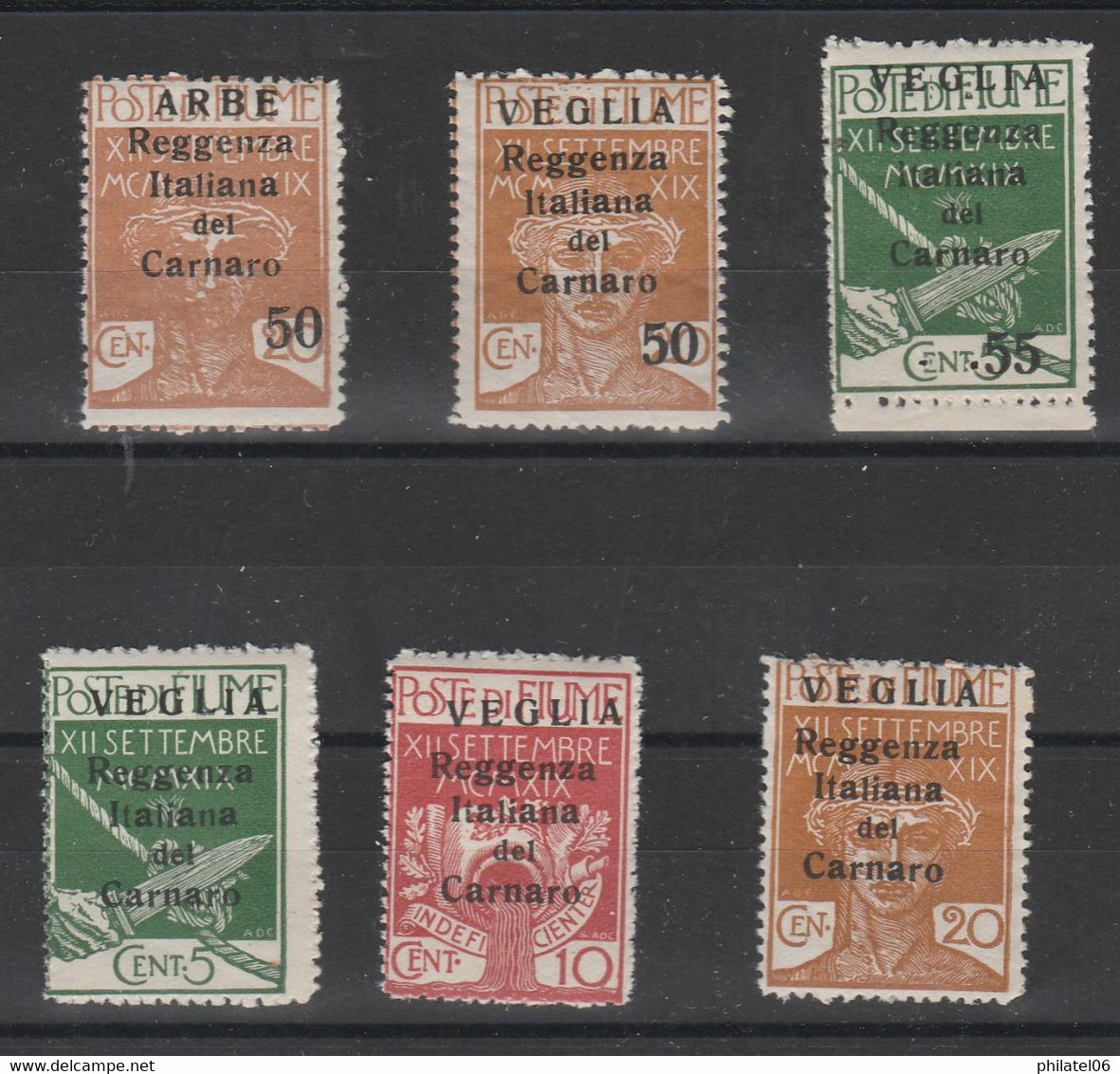 ITALIE  ARBE ET VEGLIA  TIMBRES NEUFS  MNH**  COTE SASSONE 1100 EUROS - Arbe & Veglia