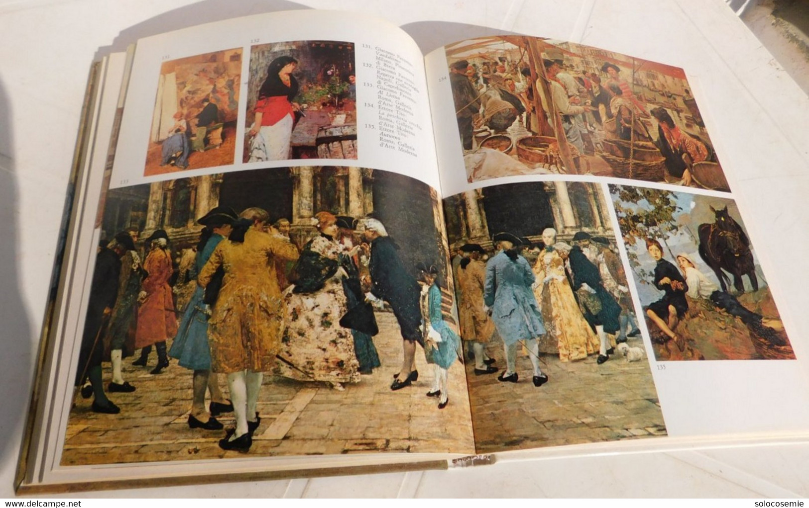 LA  PITTURA ITALIANA DELL'OTTOCENTO - Mondadori 1970 - pagine 150 + tavole a colori- formato 27x21