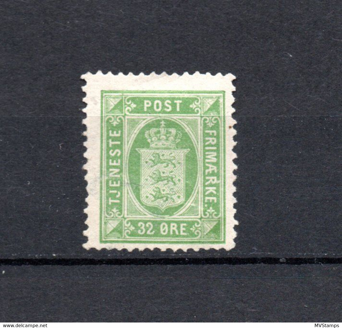 Denmark 1875 Old Service-stamp 32 Ore (Michel Dienst 7) Nice Unused/MLH - Dienstzegels