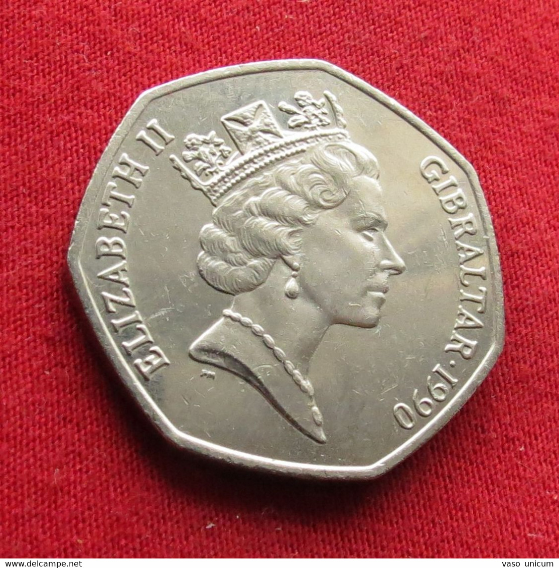 Gibraltar 50 Pence 1990 Christmas - Gibraltar