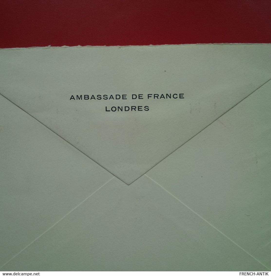 LETTRE AMBASSADE DE FRANCE LONDRES LONDON POUR PARIS CABINET DU MINISTRE 1959 - Storia Postale