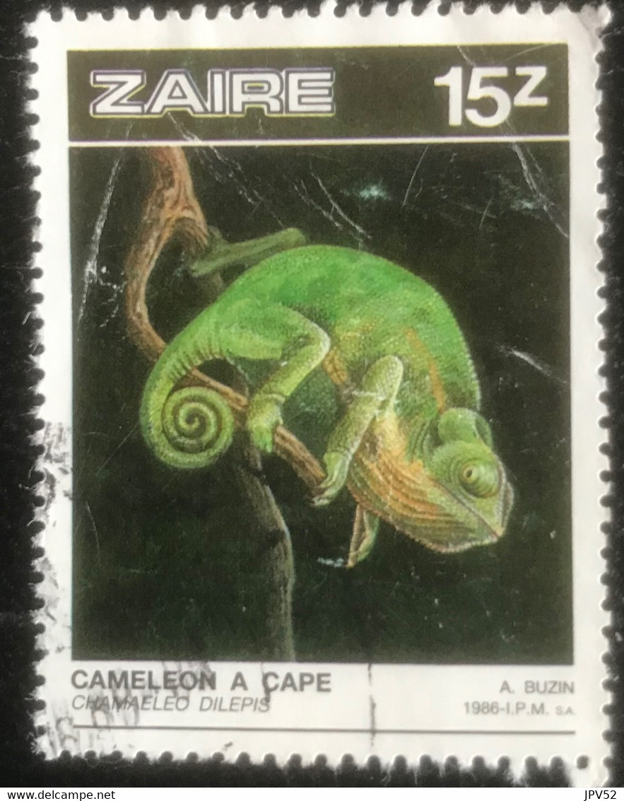 ZaÏre - C6/26 - (°)used - 1987 - Michel 942 - Reptielen - Gebraucht