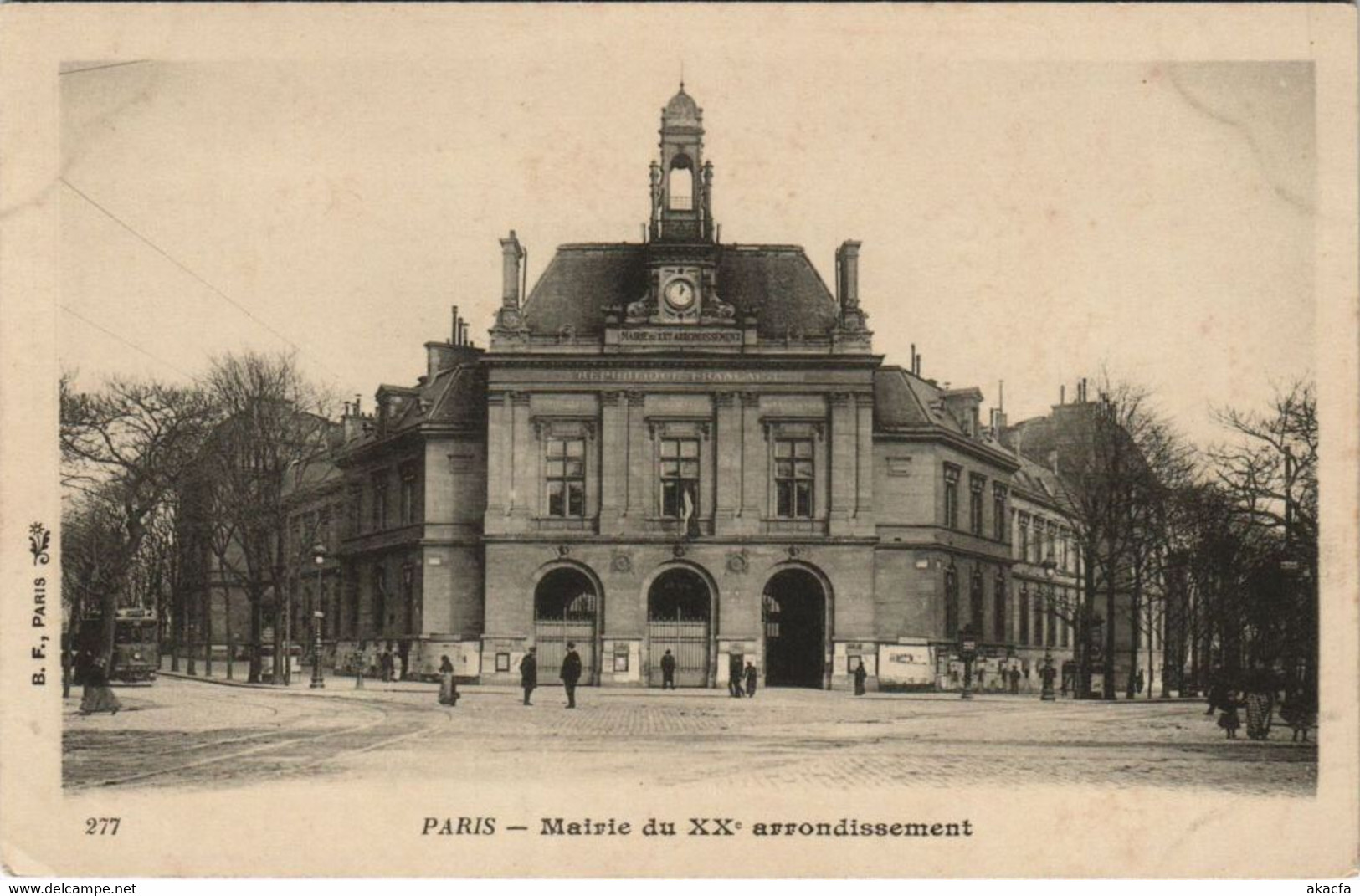 CPA PARIS 20e Le Mairie (34380) - Arrondissement: 20