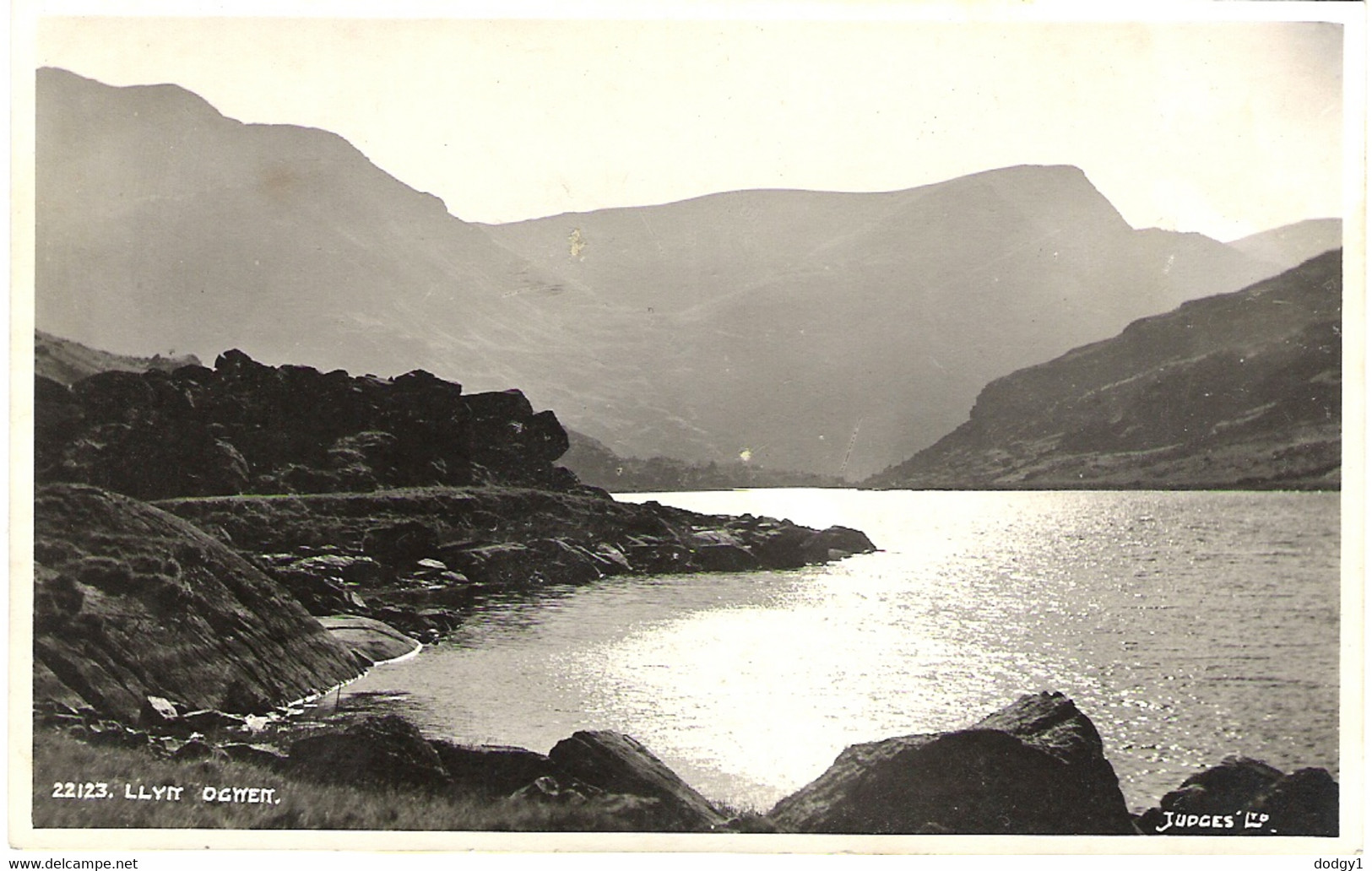 LLYN OGWEN, NORTH WALES. UNUSED POSTCARD G7 - Cardiganshire