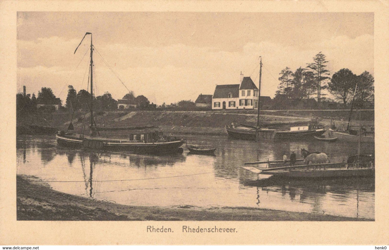 Rheden Rhedenscheveer Veerpont Schip PM1662 - Rheden