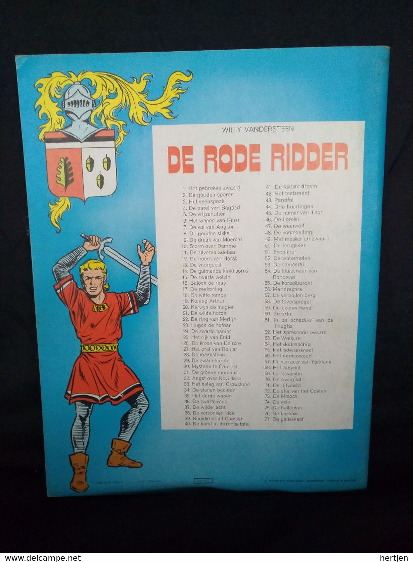 De Excalibur De Rode Ridder 51, 1977 - Rode Ridder, De