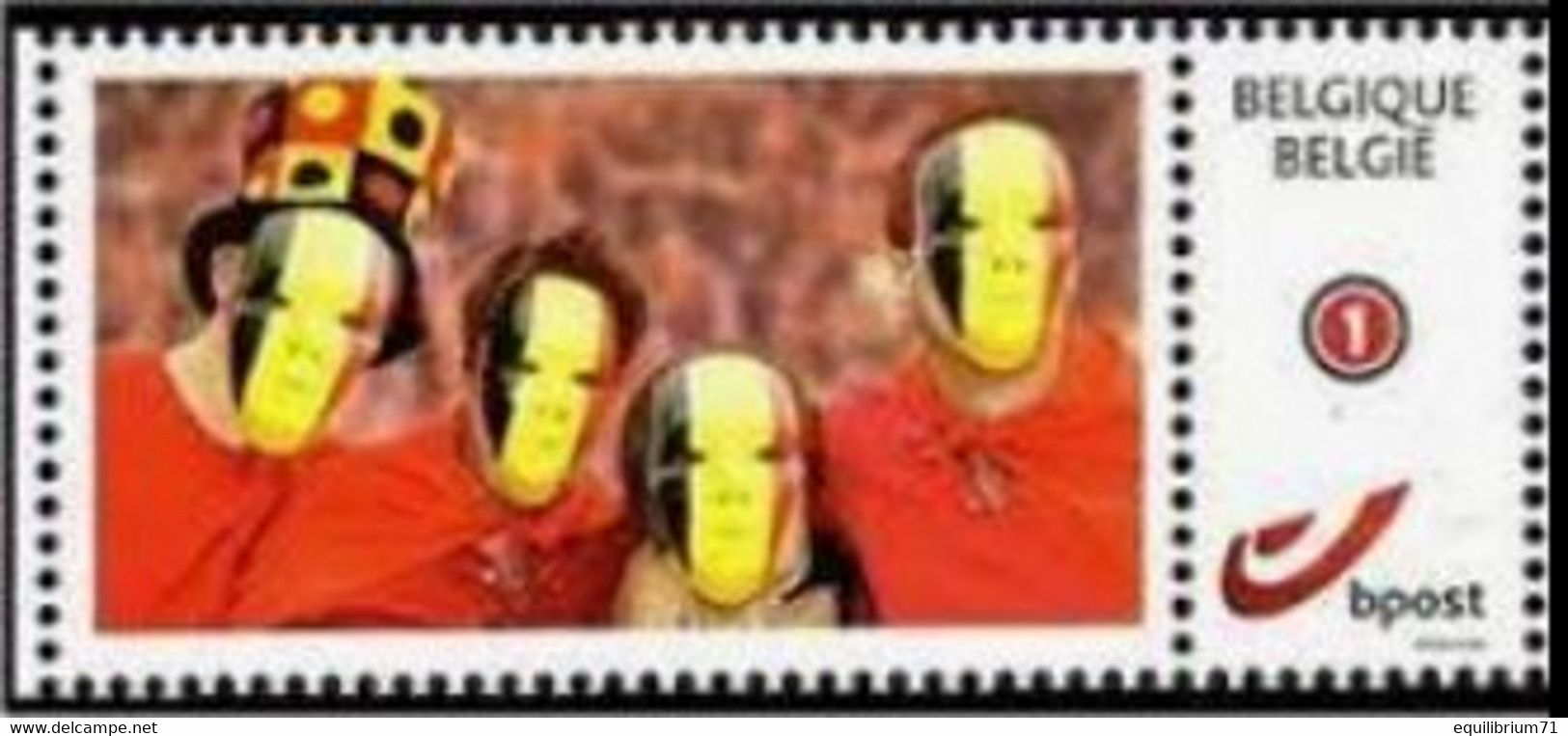 DUOSTAMP** / MYSTAMP** -  Diables Rouges / Rode Duivels / Rote Teufel / Red Devils - Coupe Du Monde De Football 2014 - Other & Unclassified